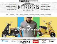 Tablet Screenshot of internationalmotorsports.com